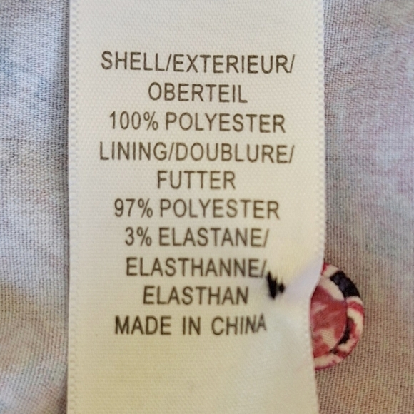 Adrianna Papell Floral Multicolor Dress 8 Wedding Cocktail Boho 8 - Picture 4 of 8